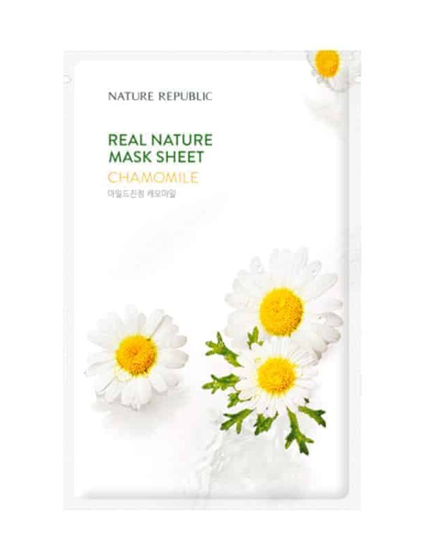 Newglow nature republic chamomile sheet maske