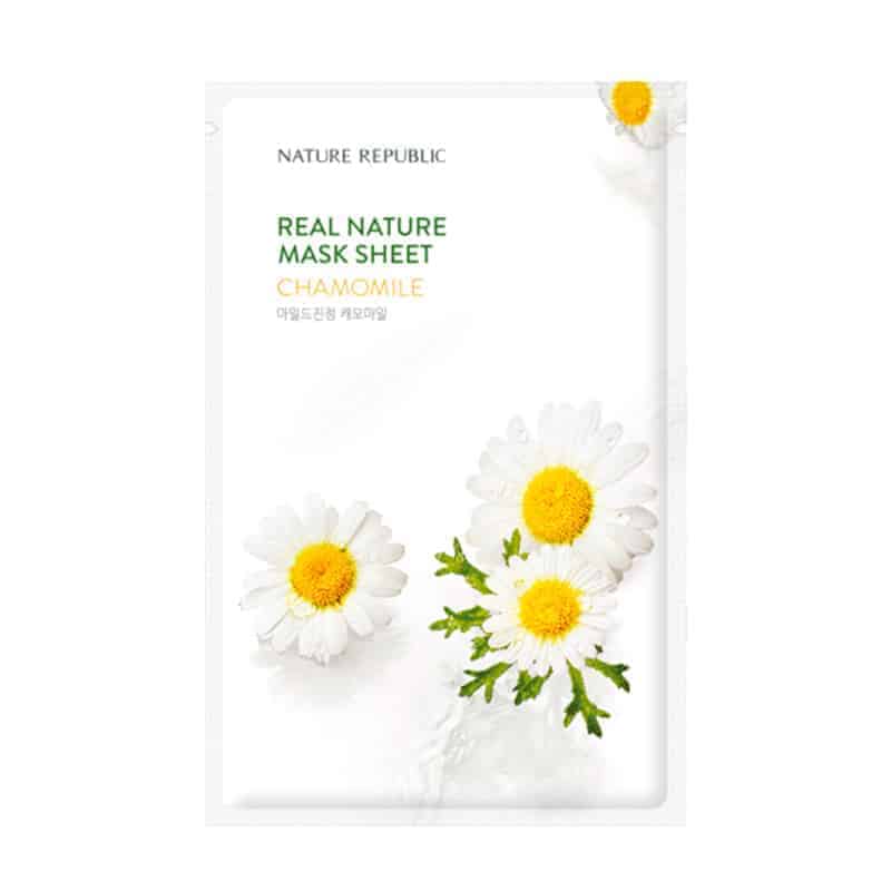 Newglow nature republic chamomile sheet maske